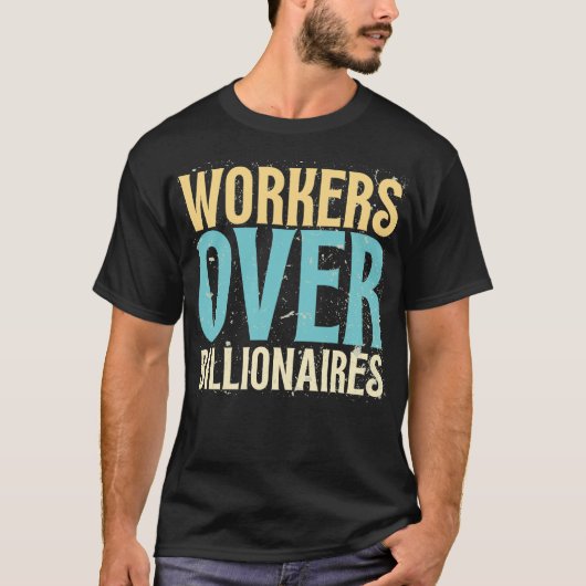 Arbeitnehmer über Billionen - Retro Funny Sprichwo T-Shirt (Vorderseite)