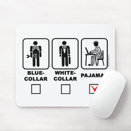 Arbeits-, Büro- oder Pyjama Mousepad (Mit Mouse)