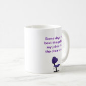 Arbeits-Ferien-Tasse Kaffeetasse (VorderseiteRechts)