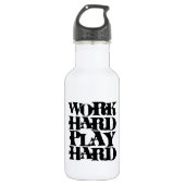 Arbeits-hartes Spiel hart Edelstahlflasche (Vorderseite)