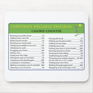 Arbeits-Kalorien Mousepad