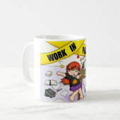 Arbeits-laufende Tasse (Vorderseite Links)