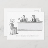 Arbeits-Leben-Balance Feiertagspostkarte (Vorne/Hinten)