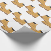 Arbeits-Stiefel Geschenkpapier (Ecke)
