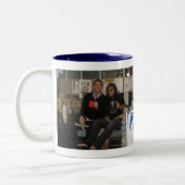 Arbeits-Tasse Zweifarbige Tasse (Links)