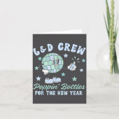 Arbeits- und Entbindungspflegekräfte-Flaschen für  Karte (Vorderseite)