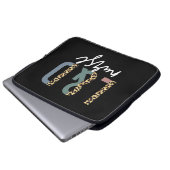 Arbeits- und Lieferschwester L & D Cheetah Print Laptopschutzhülle (Vorne Knopf)