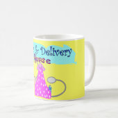 Arbeits- und Lieferungs-Krankenschwester-Geschenke Kaffeetasse (VorderseiteRechts)