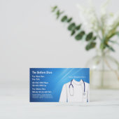 Arbeits-Uniform liefert Visitenkarten Visitenkarte (Stehend Vorderseite)