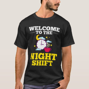 Arbeitsabend-Arbeitsmittagskaffee T-Shirt