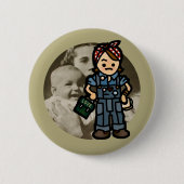 Arbeitsabzeichen Button (Vorderseite)