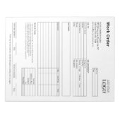 Arbeitsauftrag | Logo des Unternehmens "Aus dem Ge Notizblock (Vorderseite)