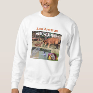 Arbeitsaustralier Shepherds Agilityscheibe Sweatshirt