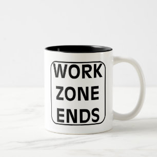 Arbeitsbereich beendet Tasse