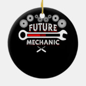 Arbeitsbezeichnung Mechanischer Auto Keramik Ornament (Hinten)