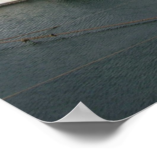 Arbeitsboote Poster (Ecke)