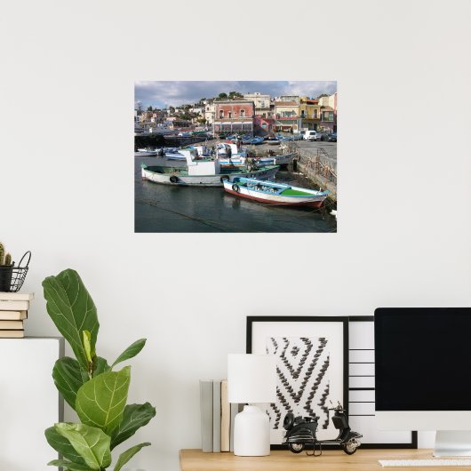 Arbeitsboote Poster (Heimbüro)