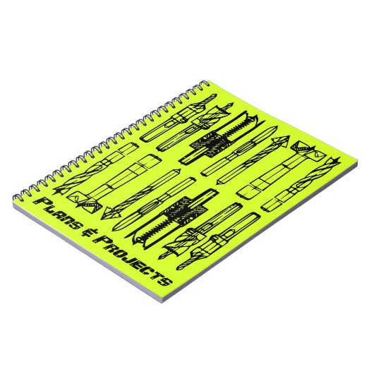 Arbeitsbuch-Projekt-Klotz: Pläne u. Projekte Notizblock (Linke Seite)