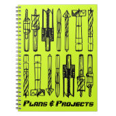 Arbeitsbuch-Projekt-Klotz: Pläne u. Projekte Notizblock (Vorderseite)