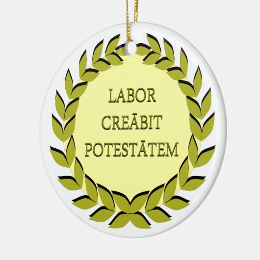 ARBEITSCREĀBIT POTESTĀTEM KERAMIKORNAMENT (Links)