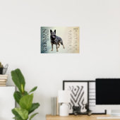 Arbeitsdeutscher Schäferhund - GSD-Kalender 2019 Poster (Heimbüro)