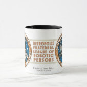 Arbeitsdie Gewerkschafts-Tasse der Roboter Tasse (Zentrum)