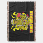 Arbeitsfeuerwehrmann Decke (Vorderseite Vertikal)