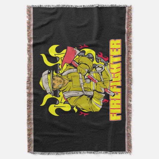 Arbeitsfeuerwehrmann Decke (Vorderseite Vertikal)