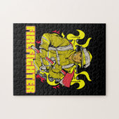 Arbeitsfeuerwehrmann Puzzle (Horizontal)