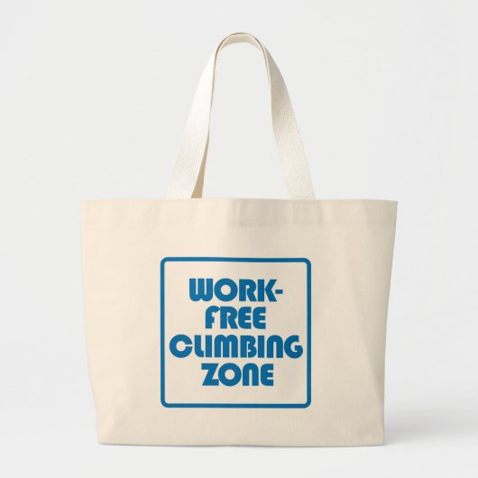 Arbeitsfreie Climzone Jumbo Stoffbeutel (Vorne)