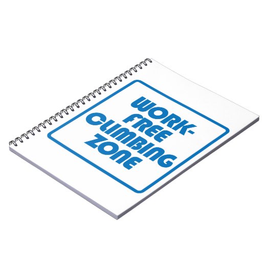 Arbeitsfreie Climzone Notizblock (Linke Seite)