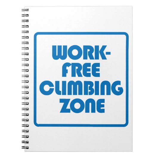 Arbeitsfreie Climzone Notizblock (Vorderseite)