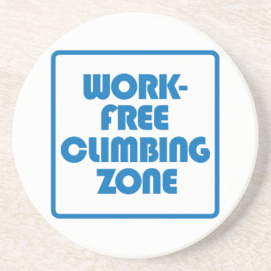 Arbeitsfreie Climzone Sandstein Untersetzer