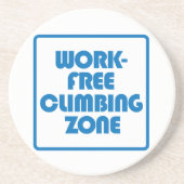 Arbeitsfreie Climzone Sandstein Untersetzer (Vorne)