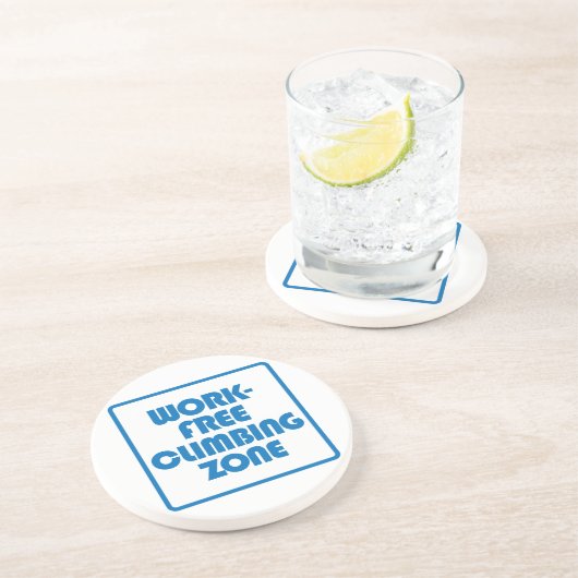 Arbeitsfreie Climzone Sandstein Untersetzer (Seite)