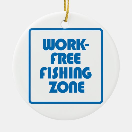 Arbeitsfreie Fischereizone Keramikornament (Vorne)