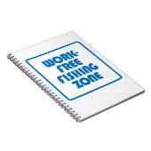 Arbeitsfreie Fischereizone Notizblock (Rechte Seite)