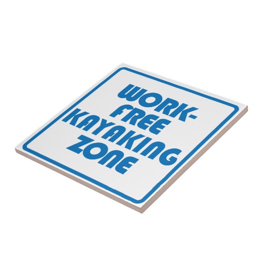 Arbeitsfreie Kajakzone Fliese (Seite)