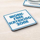 Arbeitsfreie Kajakzone Getränkeuntersetzer (Linke Seite)