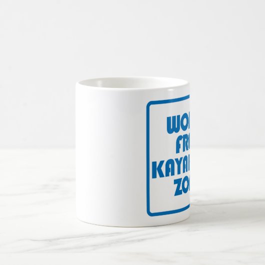 Arbeitsfreie Kajakzone Kaffeetasse (Mittel)