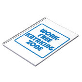 Arbeitsfreie Kajakzone Notizblock (Linke Seite)