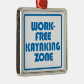 Arbeitsfreie Kajakzone Silbernes Ornament (Rechts)