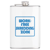 Arbeitsfreie Schredderzone Flachmann (Vorderseite)