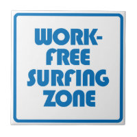 Arbeitsfreie Surfzone