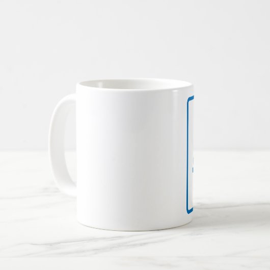 Arbeitsfreie Surfzone Kaffeetasse (Vorderseite Links)