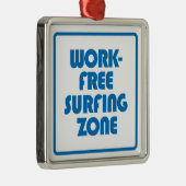 Arbeitsfreie Surfzone Ornament Aus Metall (Rechts)
