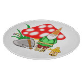 Arbeitsgruppe Fantasie Gnome Glass Cutting Board Schneidebrett (Ecke)