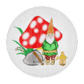 Arbeitsgruppe Fantasie Gnome Glass Cutting Board Schneidebrett (Vorderseite)