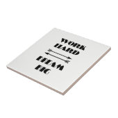 ARBEITSHARD DREAM GROSSEN Zitat Text Schwarz und W Fliese (Seite)