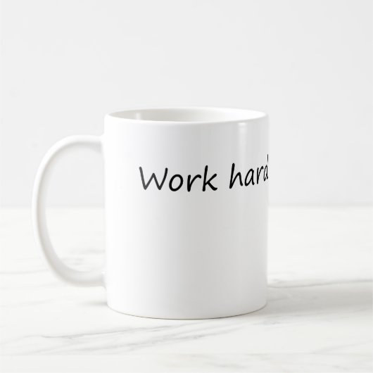 Arbeitsharter Snack oft - Motivation Kaffeetasse (Links)